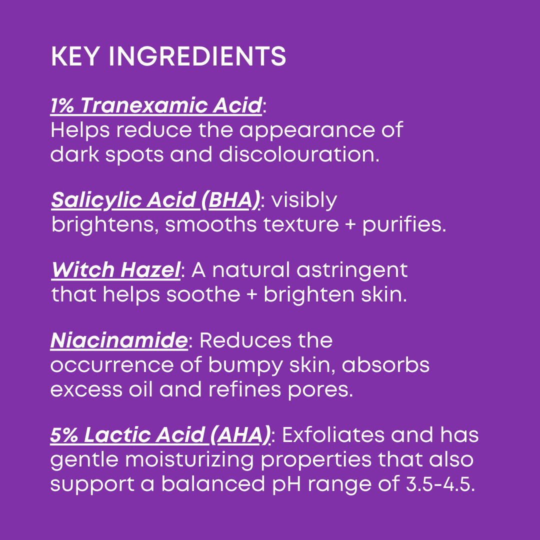 Bushbalm's Radiant Reset Exfoliating Toner Pads