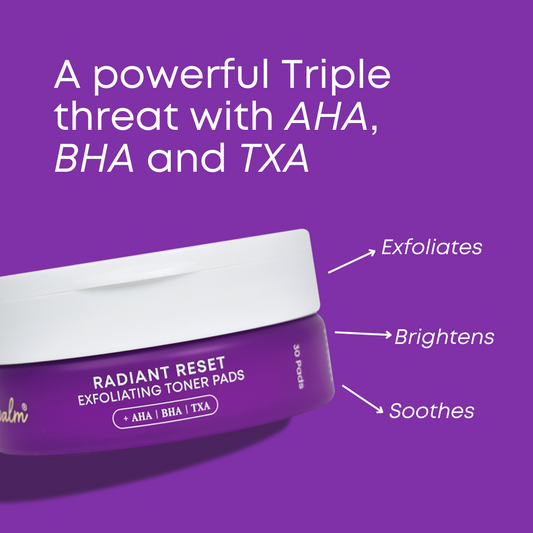 Bushbalm's Radiant Reset Exfoliating Toner Pads